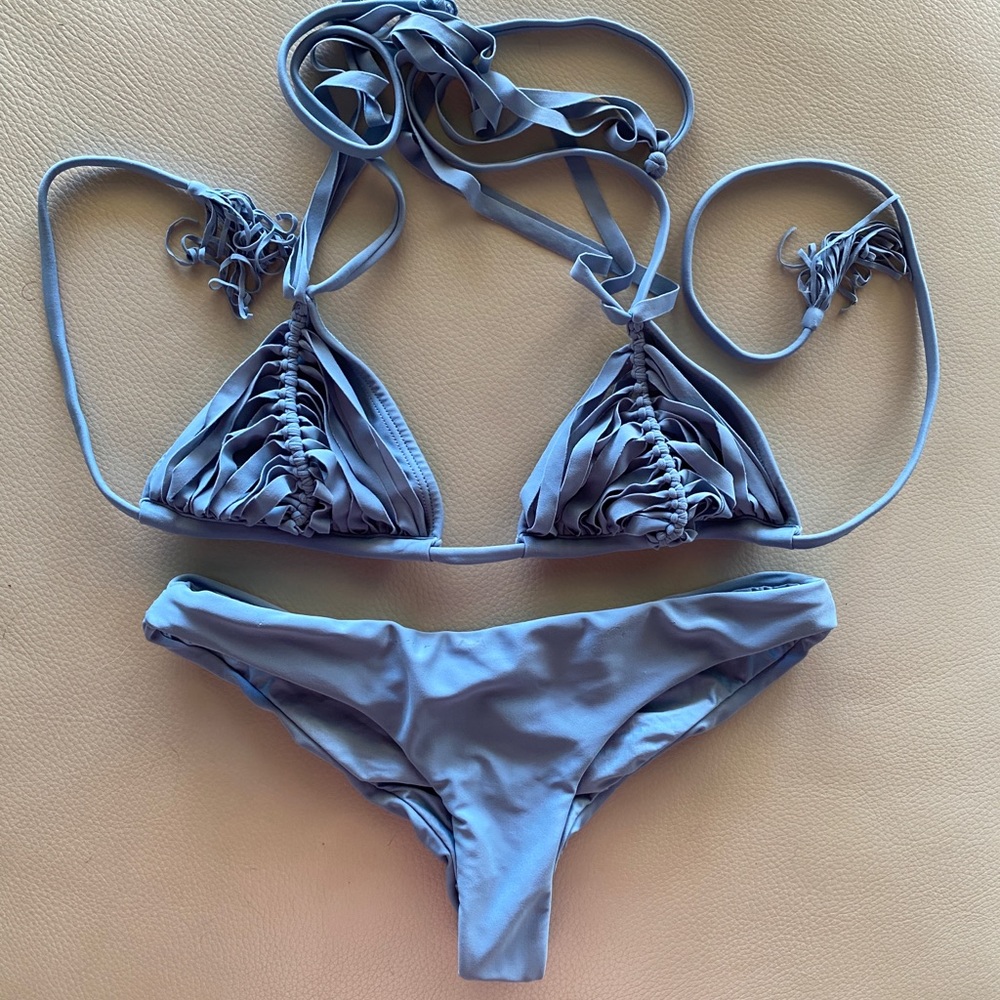 PilyQ Bikini Sky Blue- Size Small